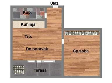 Jednoiposoban stan, Novi Sad, prodaja, 37m2, 89610e, id1118591